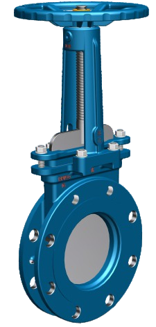 Manual (Rising Stem) Knife Gate Valve KPZ73 手动（明杆）刀型闸阀 KPZ73
