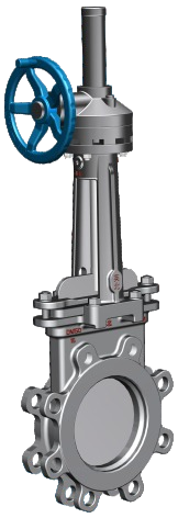 Bevel Gear Knife Gate Valve PZ573 伞齿轮刀型闸阀PZ573