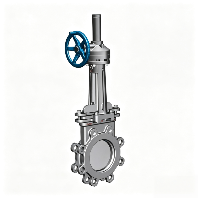 Bevel Gear Knife Gate Valve PZ573 伞齿轮刀型闸阀PZ573