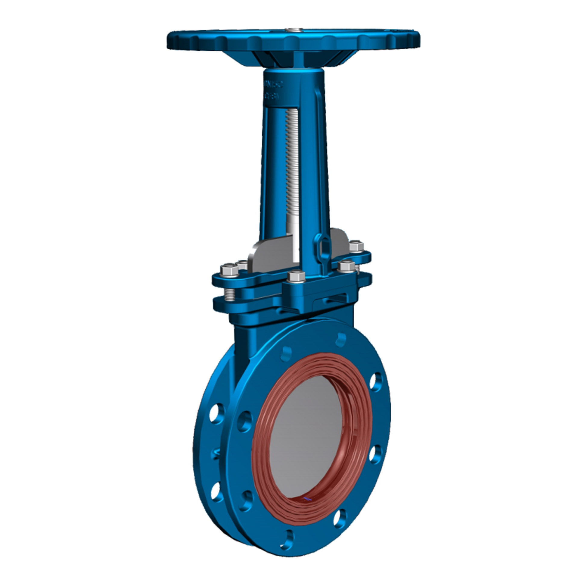 Polyurethane Round Knife Gate Valve KPZ73PU 聚氨酯圆形刀闸阀 KPZ73PU