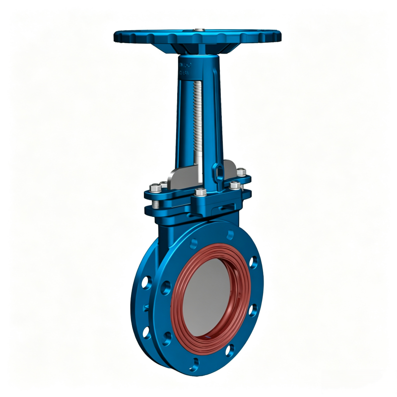 Polyurethane Round Knife Gate Valve KPZ73PU 聚氨酯圆形刀闸阀 KPZ73PU