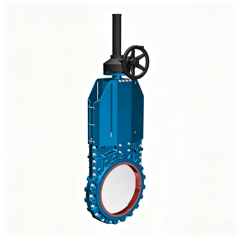 Fully lined polyurethane knife gate valve KLPZ73PU 全衬聚氨酯刀闸阀 KLPZ73PU