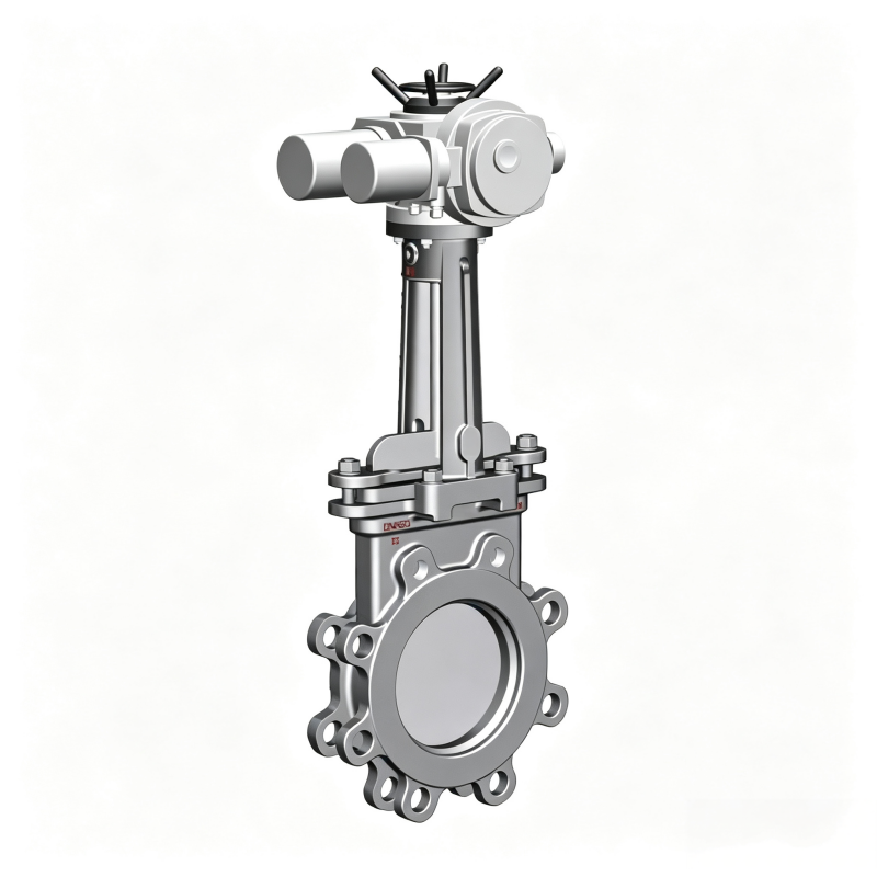 Electric Knife Gate Valve PZ973 电动刀型闸阀PZ973