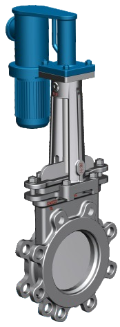Electro-hydraulic knife gate valve PZ273 电液刀型闸阀PZ273