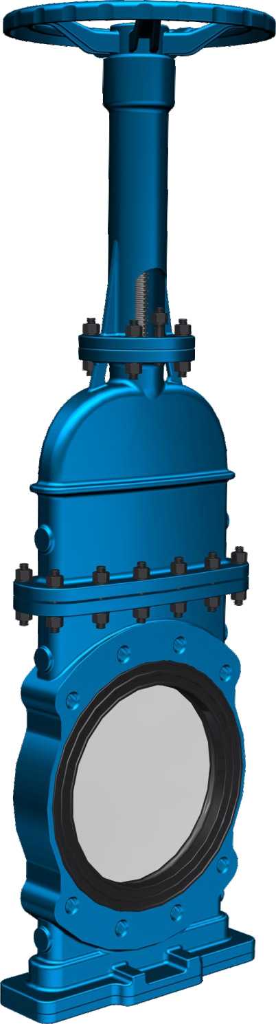 Self-sealing knife gate valve KZM KZM型自密封刀型闸阀