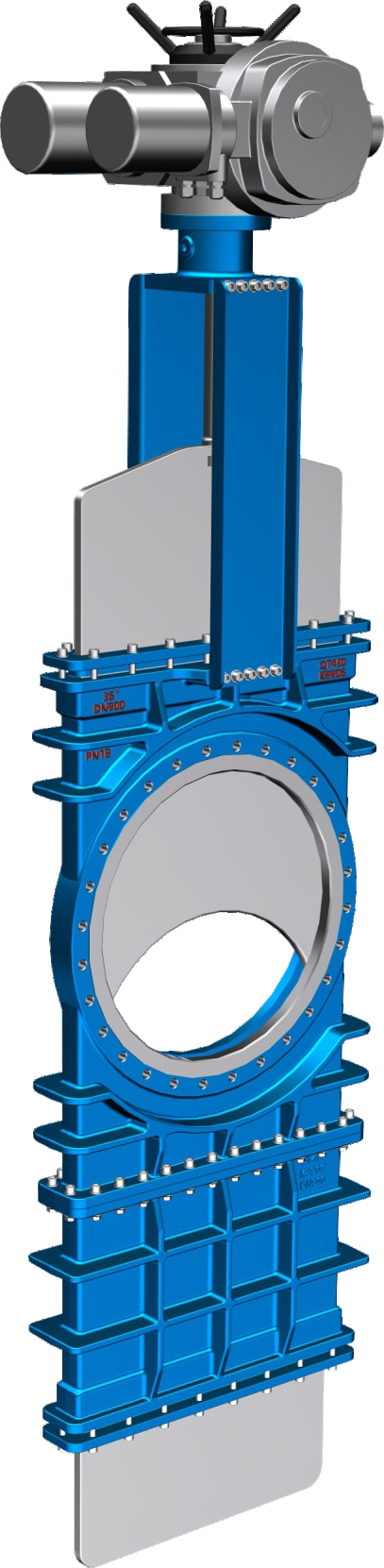 Through Conduit Knife Gate Valve 穿透式插板阀KSCZ73