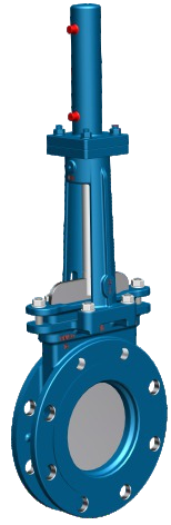 Hydraulic Knife Gate Valve PZ773 液压刀闸阀PZ773